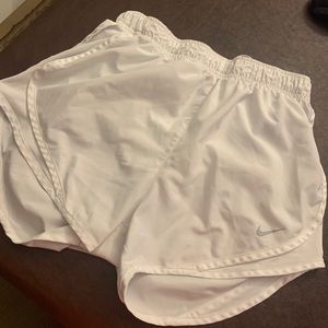 White Nike Shorts